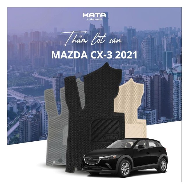 Thảm lót sàn ô tô Mazda CX-3 2021